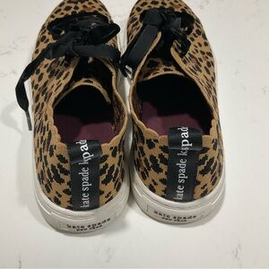 Kate Spade Leopard Print Sneakers | Women’s 7.5 B | Velvet Laces | Clean
